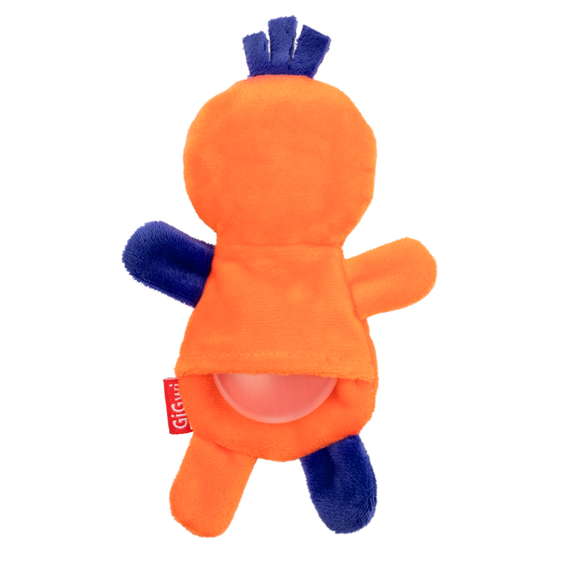 Игрушка GiGwi MONSTER VOODOO Кукла-Вуду оранжевый для собак 17,5 см 2