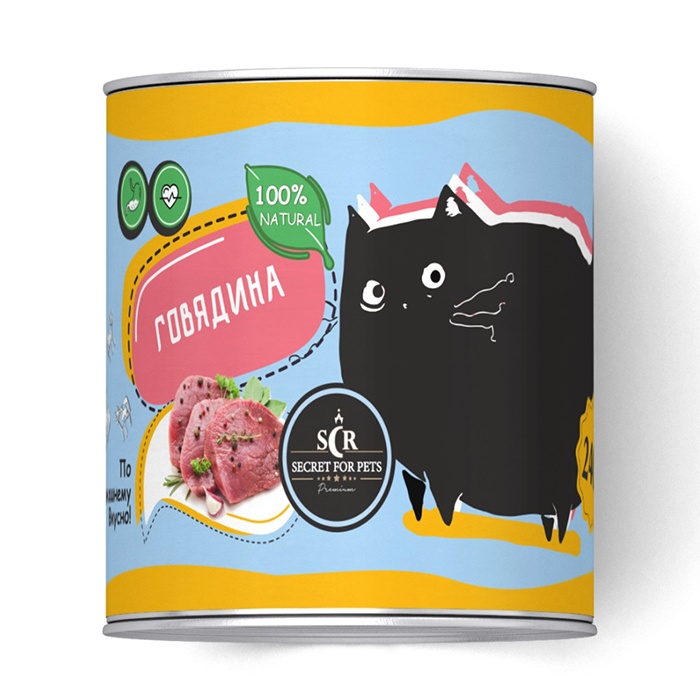 Secret Говядина консерва для кошек 240 г