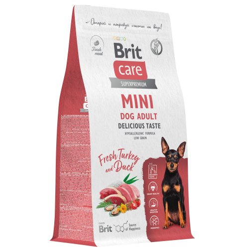 Brit Care Mini Adult Delicious Taste Индейка/Утка для собак