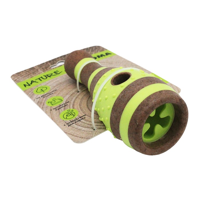 Игрушка VG Кегля с отверстием для корма аромат курицы для собак 15,2*6,2*6,2 см 3