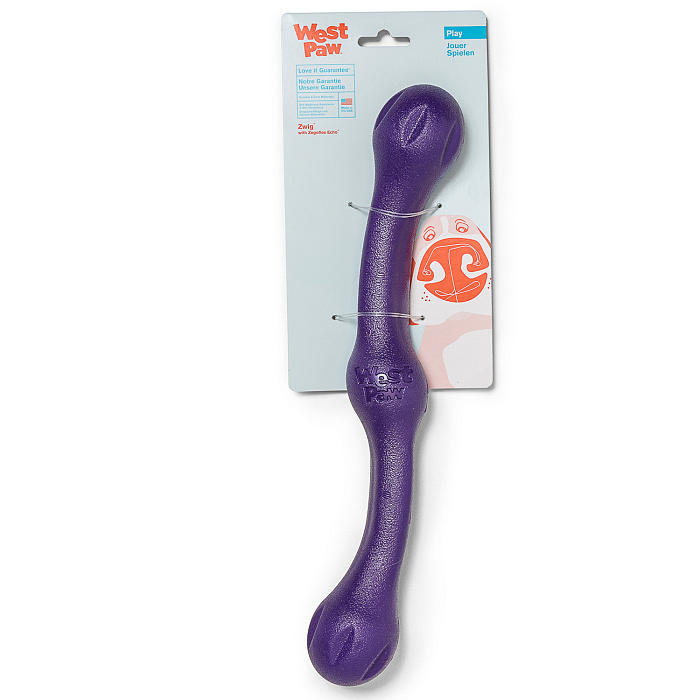 Игрушка Zogoflex Zwig Перетяжка для собак фиолетовый, 35 см  2