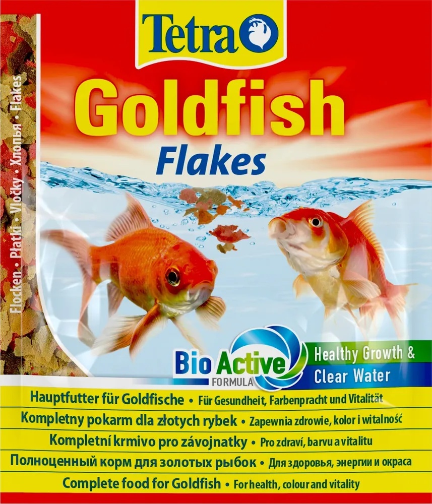 Tetra Goldfish Color корм для золотых рыбок хлопья 12 гр 1