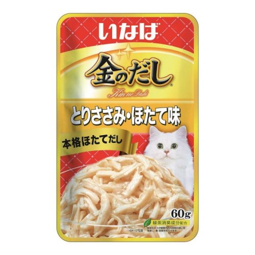 Inaba Kinnodashi Куриное филе/Гребешок в желе для кошек 60 г