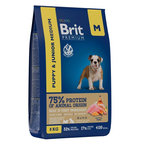 Brit Premium Medium Puppy/Junior Курица для щенков