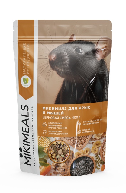 Mikimeals корм для крыс и мышей