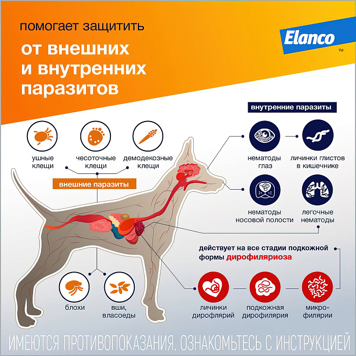 Адвокат капли на холку для собак 3 шт (цена за 1 шт) 3