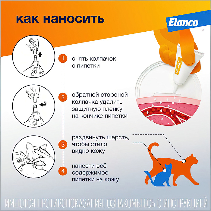 Адвокат капли на холку для кошек (1 пипетка) 8