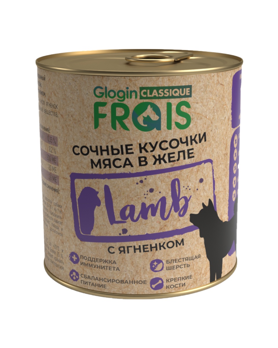  Frais Classique Dog Ягненок в желе конс для собак 850 г