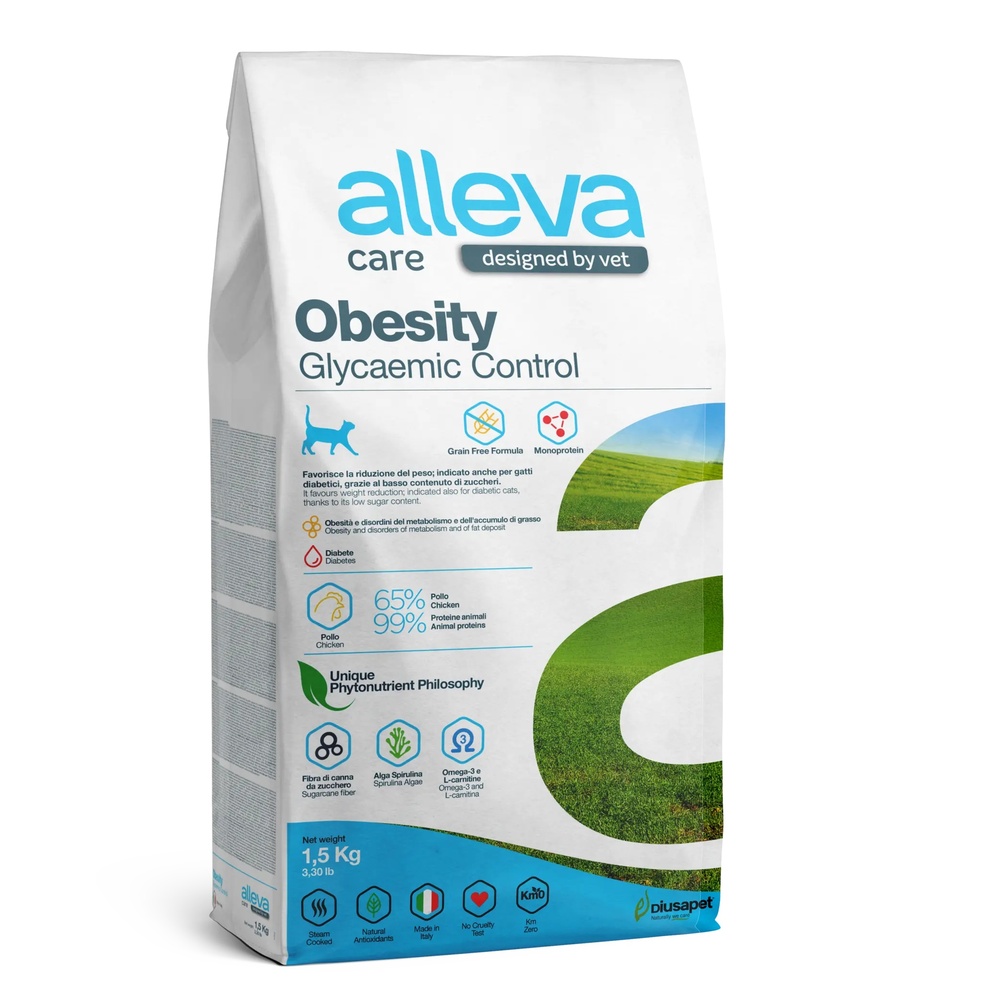 Alleva Adult Care Obesity Glycemic Control для кошек 1,5 кг