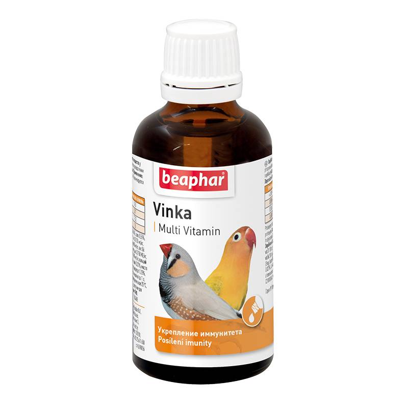 Beaphar Lebensvitamine Vinka корм добавка для птиц 50 мл