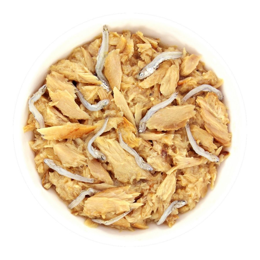 Inaba Ciao Can Отборное филе тунца Магуро с мальками ширасу желе консервы для кошек 85 г 2