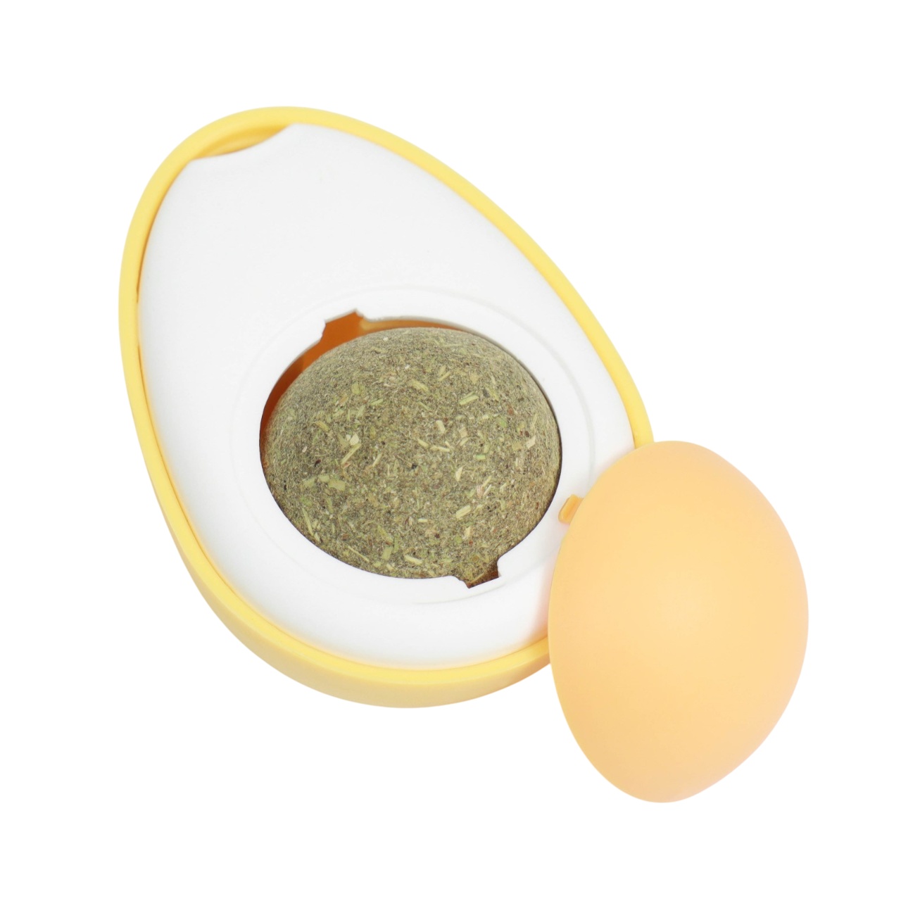 Игрушка Wogy Яйцо с кошачьей мятой для кошек 6*4.5 см  2