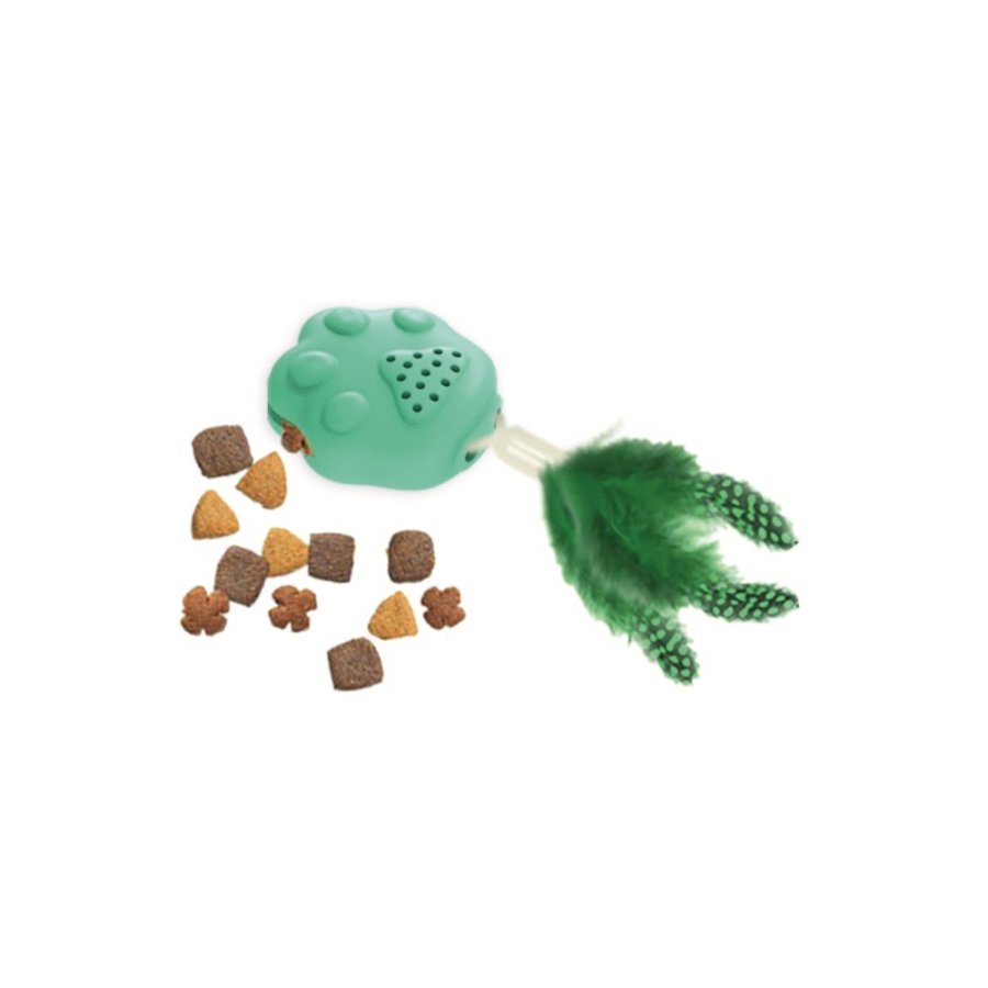 Игрушка Mpets Лапка для угощений с дозатором с кошачьей мятой для кошек 12.5*9.5*5.5 см 3