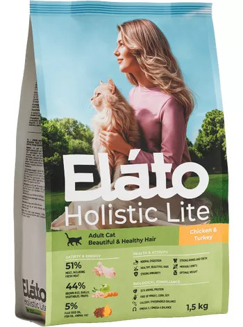 Elato Holistic Lite Beautiful&Healthy Hair Курица-индейка 2