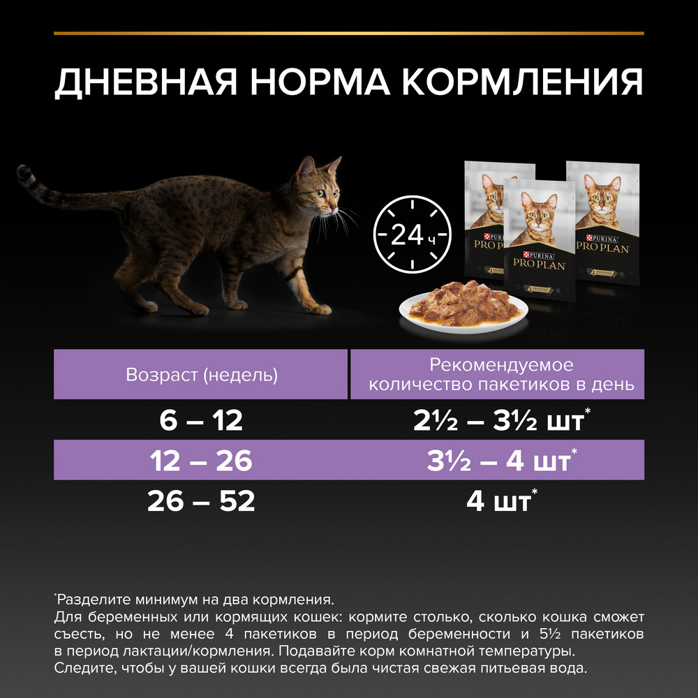 Pro Plan Healthy Start Kitten Лосось в соусе пауч для кошек 85 г 5