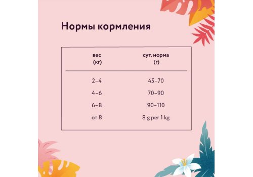 Florida Sensitive Индейка/Яблоко для кошек 3+1 кг 6