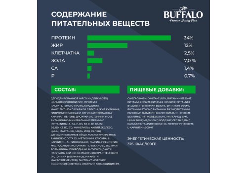 Mr. Buffalo Sterilized Индейка для кошек 3