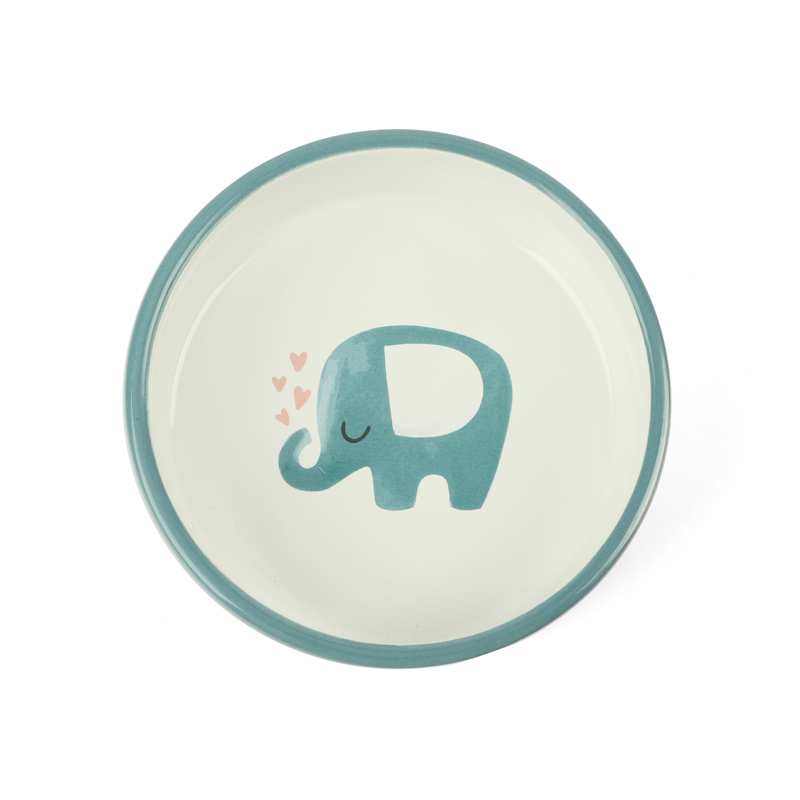 Миска Triol Слоник керамика для животных 300 мл 2