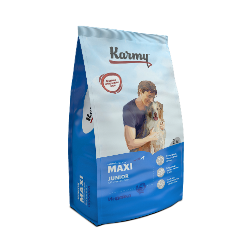 Karmy Junior Maxi Индейка для щенков 2 кг