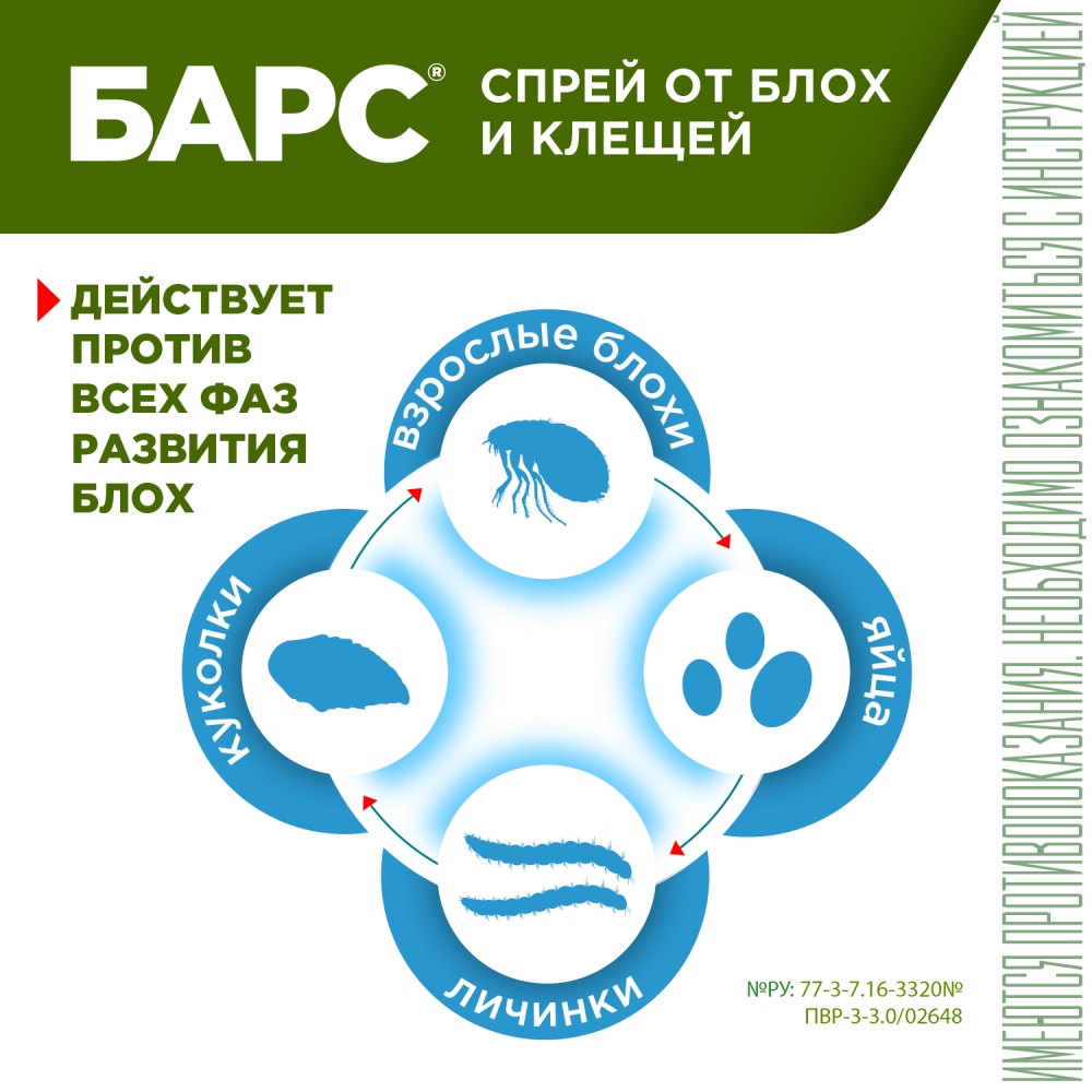 Спрей Барс для собак 8