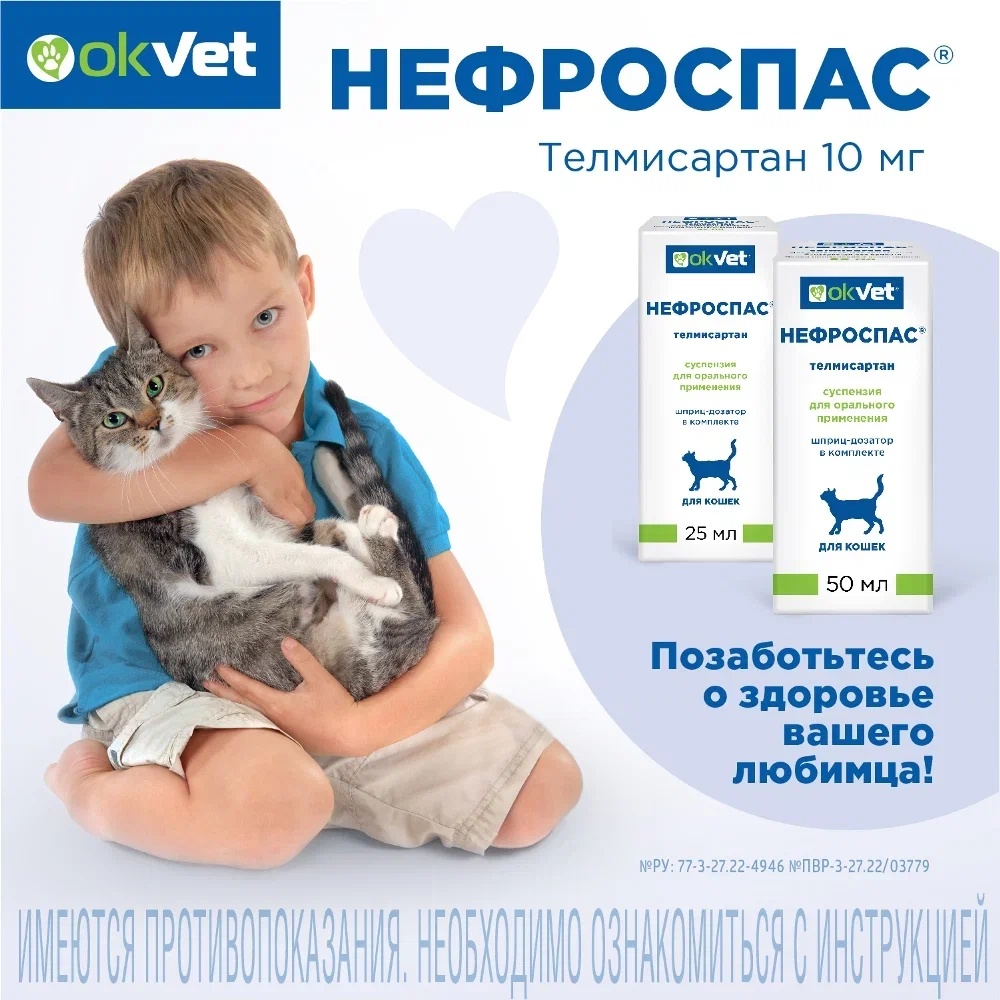 Нефроспас суспензия для кошек 25 мл 7