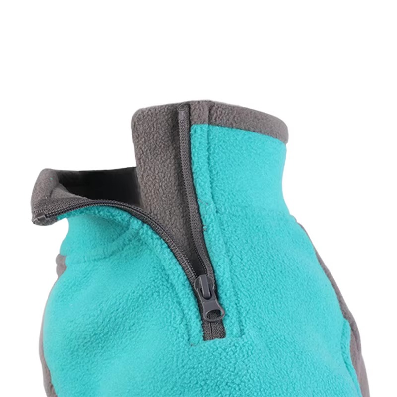 Куртка Уют на молнии зеленая флисовая для собак S 32 см 3