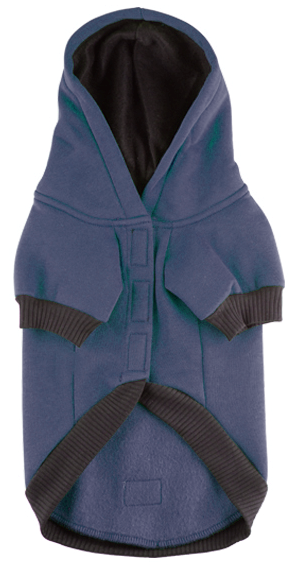 Толстовка N1 Favorite с капюшоном синяя 2