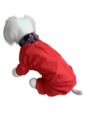 Дождевик PetFashion Камуфляж слива перламутровый 2
