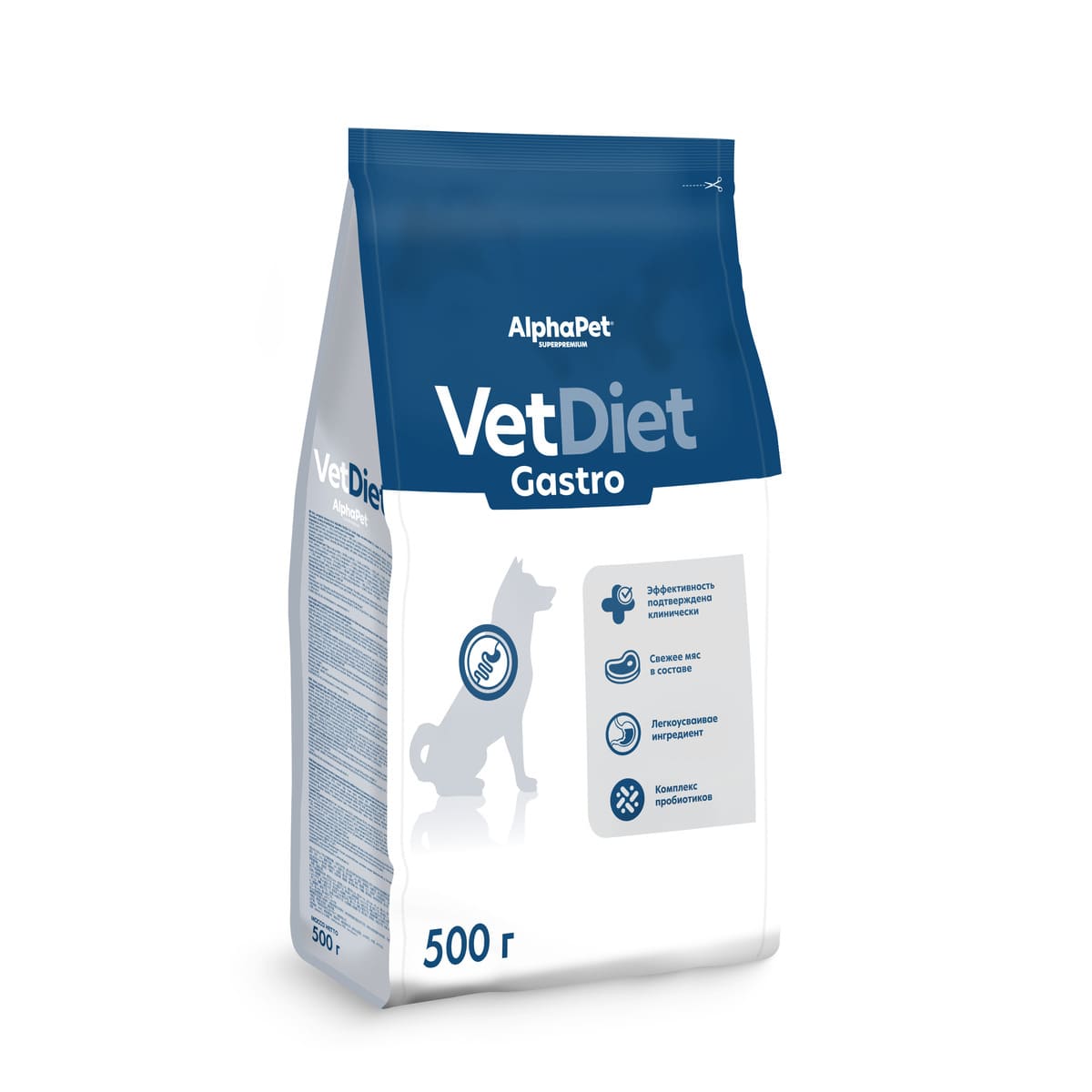AlphaPet Vet Diet Gastro Adult для собак 500 г 2