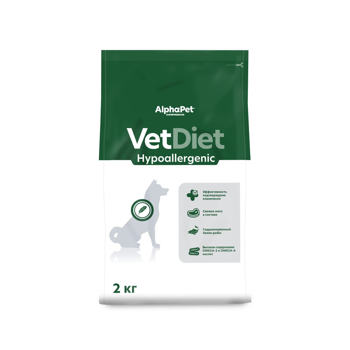 AlphaPet Vet Diet Hypoallergenic Adult для собак 3