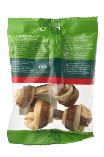 Лакомство TitBit Кость узловая №2 с мясом курицы (мягкая упаковка) для собак 2 шт 3