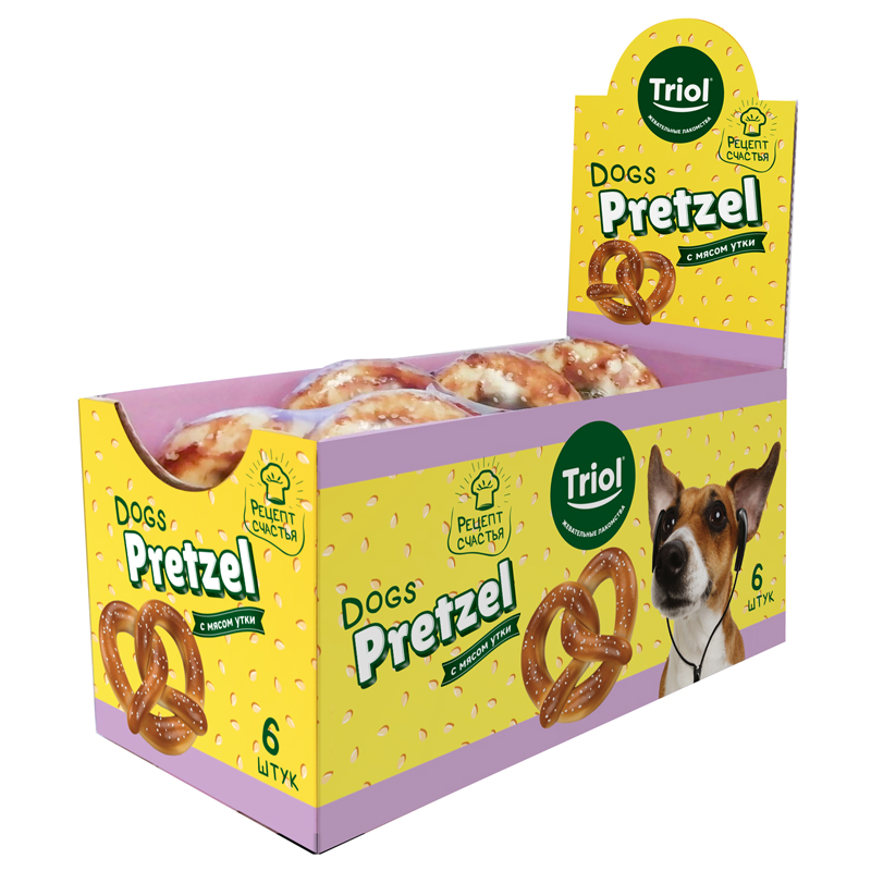 Лакомство Triol Fun Food Крендель для собак 80 гр