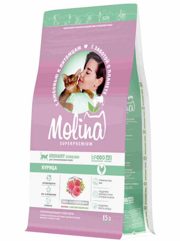 Molina Urinary Sterilised Курица 3