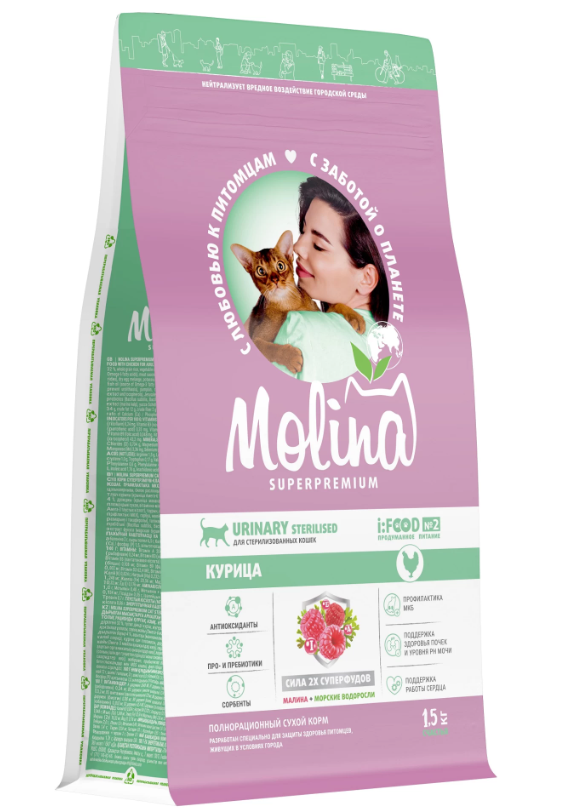 Molina Urinary Sterilised Курица 4