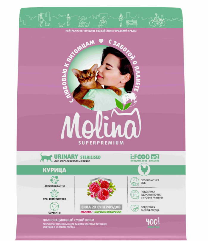 Molina Urinary Sterilised Курица