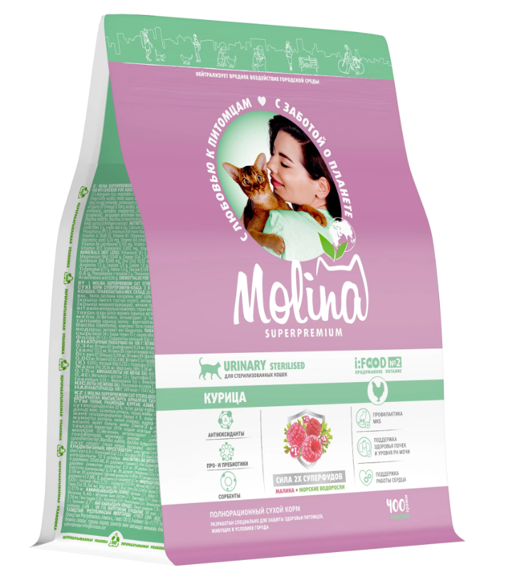 Molina Urinary Sterilised Курица 2