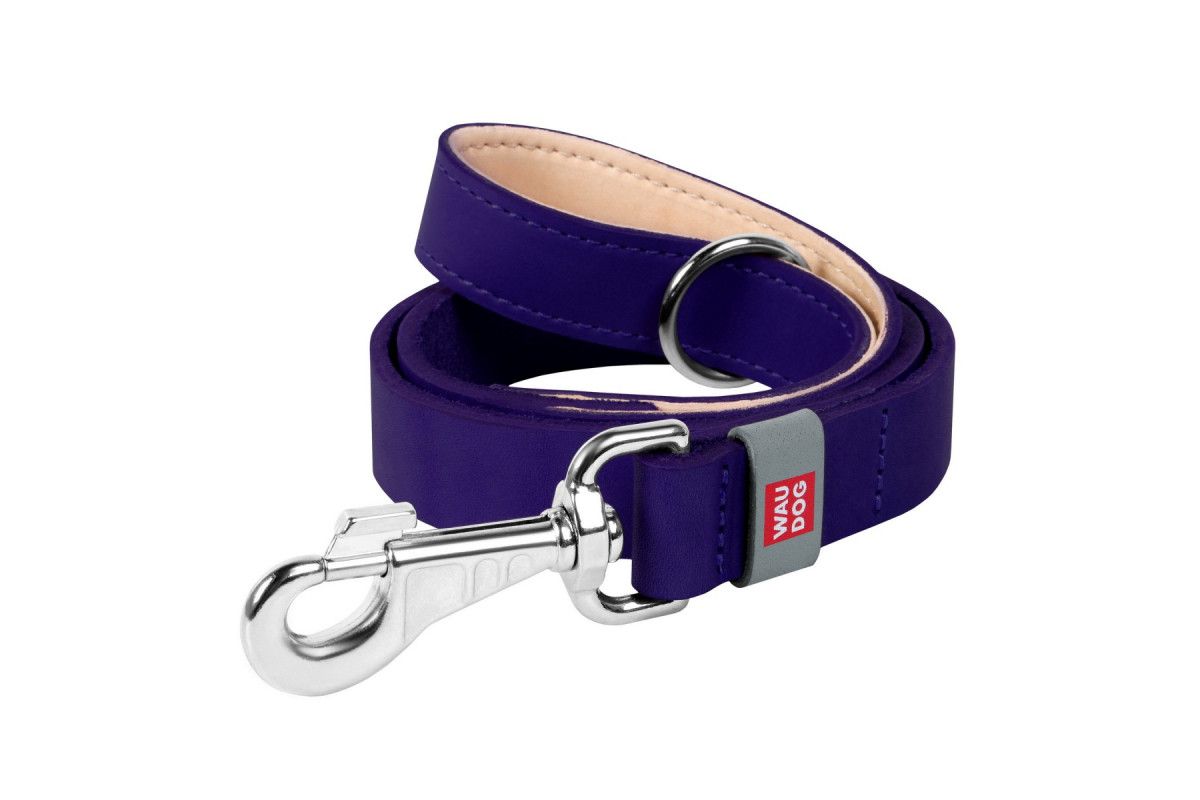 Поводок CoLLaR WAUDOG Classic цвет в асс кожа 25 мм 122 см для собак