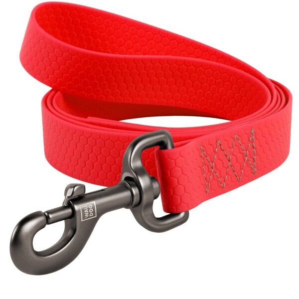 Поводок Collar WAUDOG водостойкий красный для собак