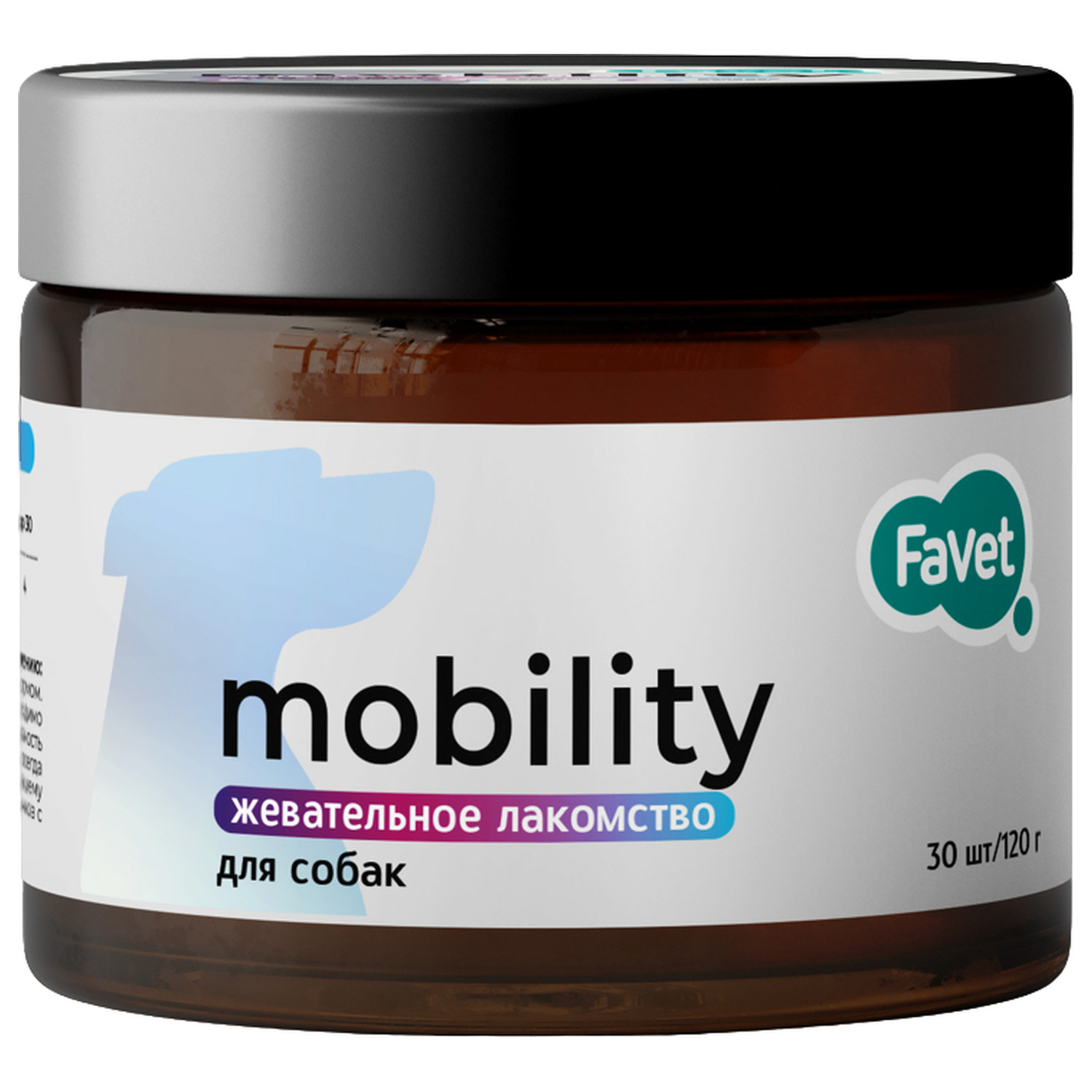 Лакомство Favet Mobility для мыщц и суставов для собак 120 г