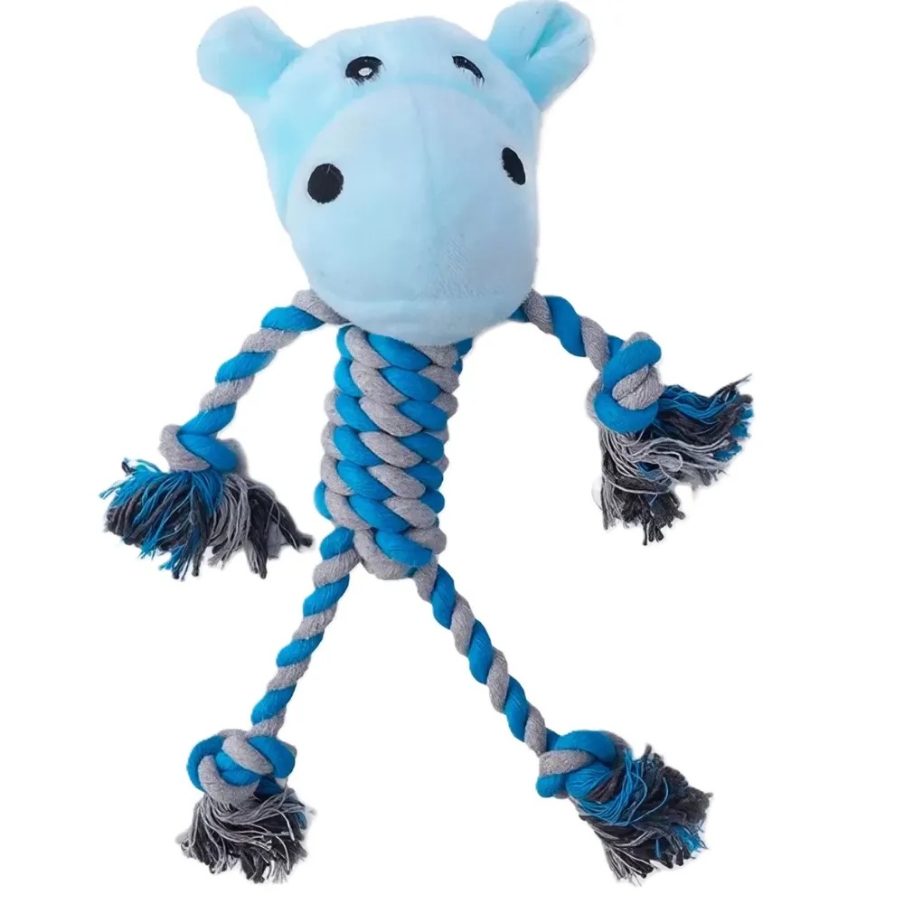 Игрушка Mpets Бегемотик Коко мягкая для собак 33 см 2