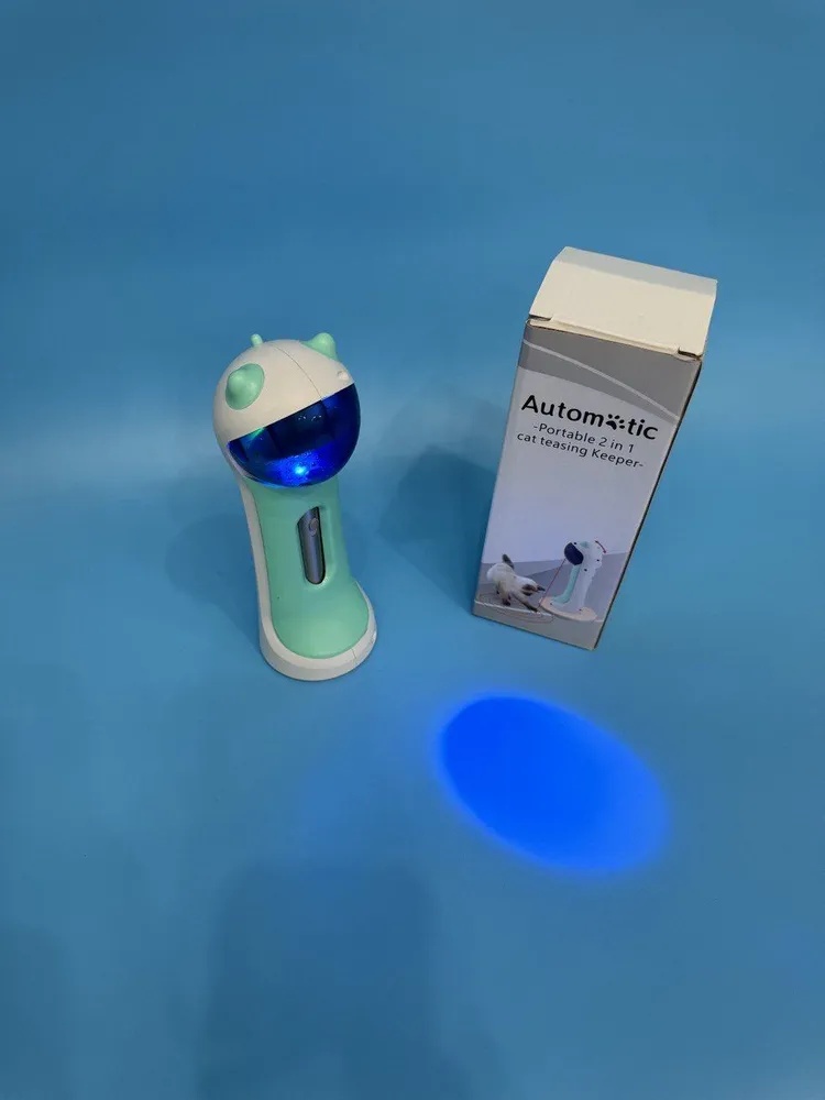 Лазерная указка Чистый котик автоматическая для кошек 20*7,2*7,2 см  3
