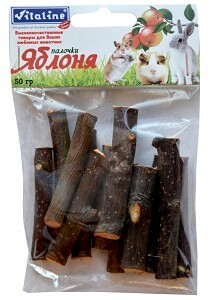 Палочки Vitaline яблоня для грызунов
