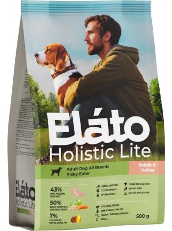 Elato Holistic Lite Picky Eater Adult Dog All Breeds Кролик и Индейка