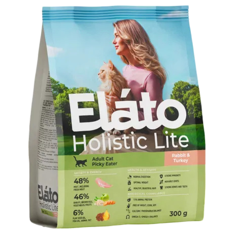 Elato Holistic Lite Picky Eater Кролик/Индейка для кошек