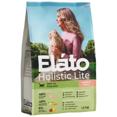 Elato Holistic Lite Picky Eater Кролик/Индейка для кошек 2