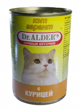 Dr.Alders Алдерс Гарант Курица консерва для кошек 415 г