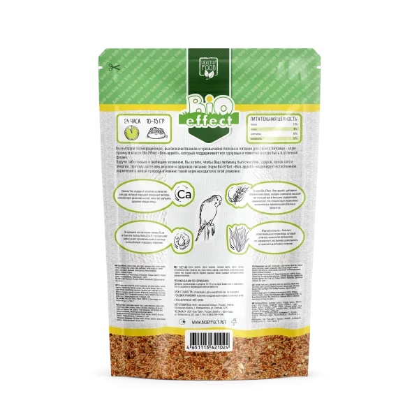 Bio Effect Bon-appetit Premium корм для волнистых попугаев 700 г 2