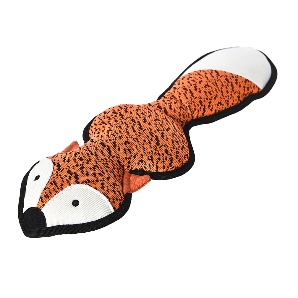 Игрушка Pet-it Wild Лис мягкий с теннисным мячиком и пищалкой для собак 15*43 см
