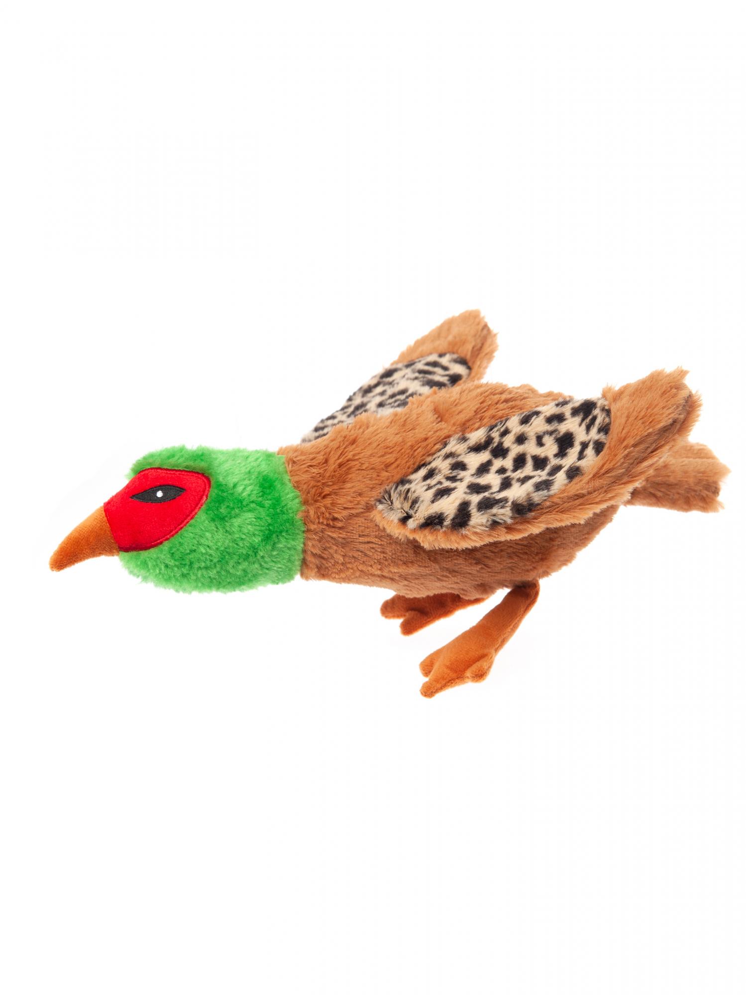 Игрушка Pet-it Bird Мягкий фазан с пищалкой для собак 10*34 см