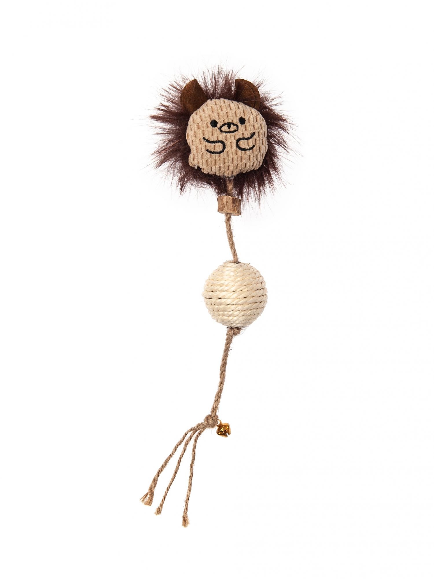 Игрушка Pet-it Ежик с шариком и мятой для кошек 7,5*25 см 